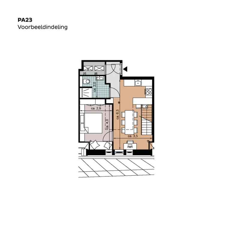 Zelfbouw Appartement Apeldoorn Centrum 70m2