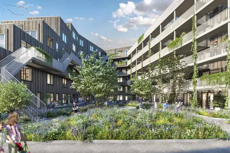 Parkappartement Rotterdam 61m2 1 slaapkamer balkon