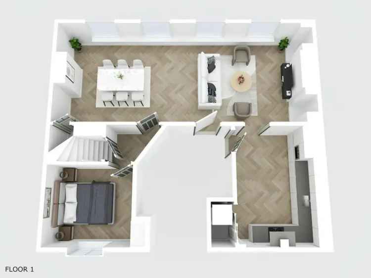 Breda Centrum: 144m² Appartement 2 Slaapkamers Ruim Balkon
