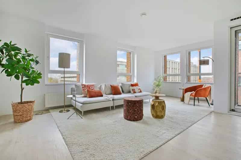 Amsterdam IJburg: Licht 3-kamer appartement met balkon en jachthaven uitzicht