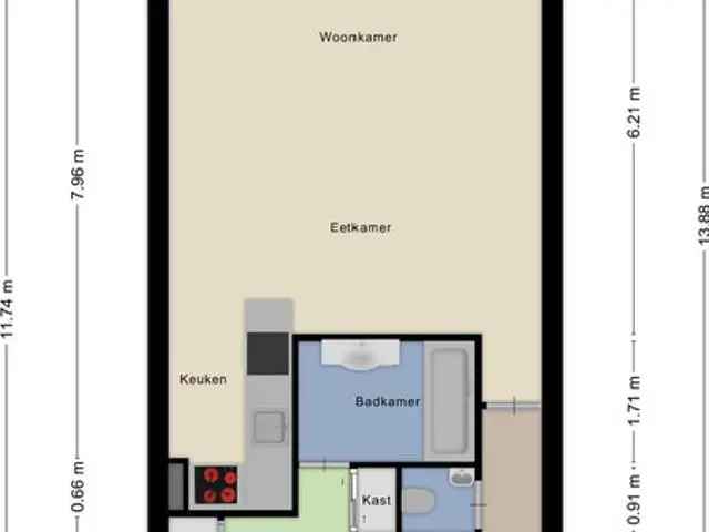 Twee Kamerappartement Noordwijk Aan Zee Strand Uitzicht
