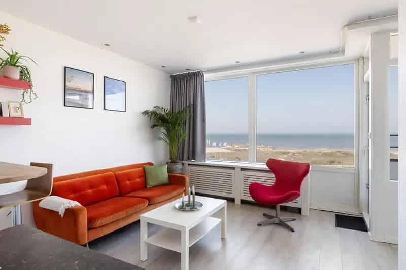 Appartement Noordwijk aan Zee Strand Uitzicht Balkon Prive Berging