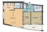 Ruim Appartement met Loggia in Groene Wijk