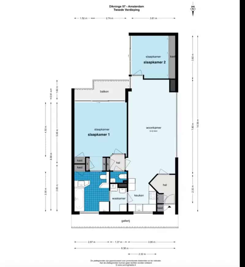 92m2 Appartement Amsterdam Zuid Nabij Gelderlandplein