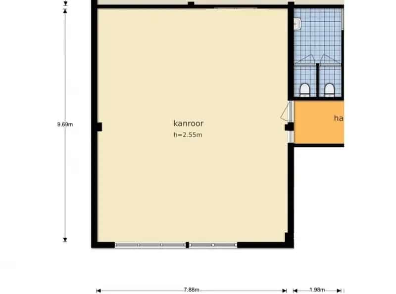 Kantoorruimte Techniekweg Utrecht 90m2