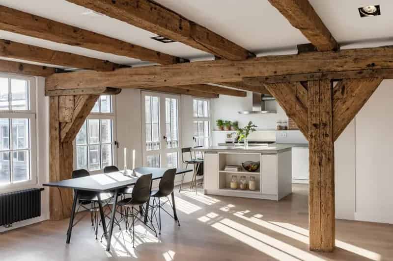 Appartement Prinseneiland 95m2 2 slaapkamers luxe gerenoveerd