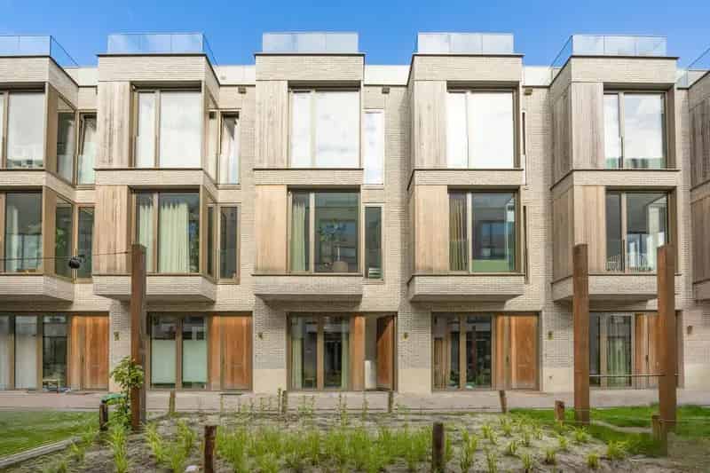 Herenhuis Amsterdam 171m2 Luxe Nieuwbouw 4 Lagen Daktuin Dakterras Parkeerplaats