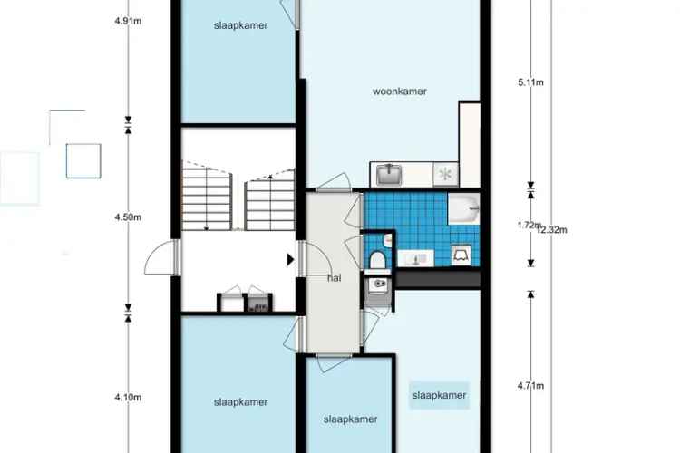 Ruim 4 Kamer Appartement Amsterdam 80m2 Balkon Nabij Metro En Gaasperplas
