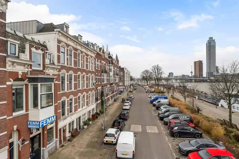 3 Kamerwoning Rotterdam Noordereiland Maaszicht 102m2