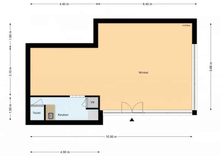 Winkelruimte te Koop Goes Centrum 55m2 Detailhandel Wonen