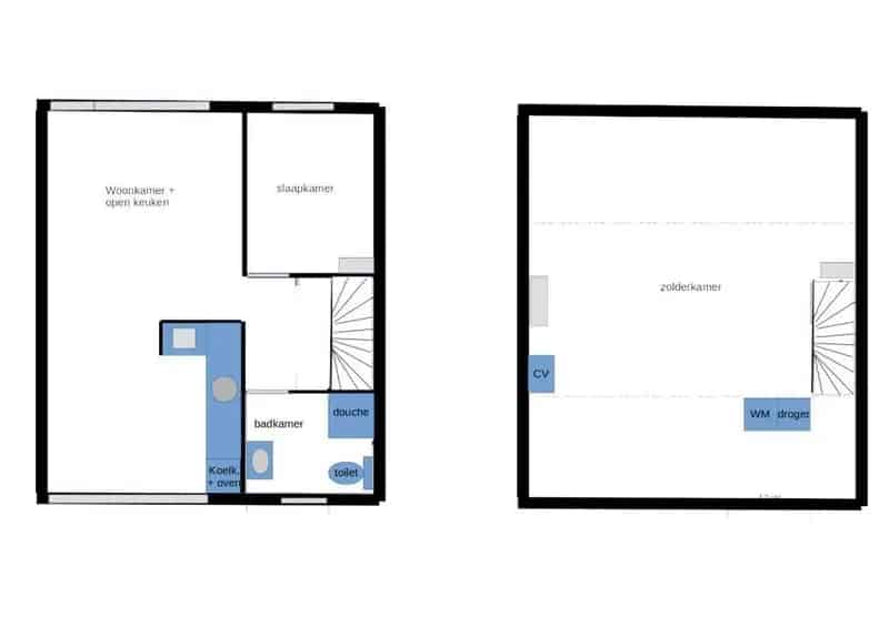 PhD Studenten Appartement Keurig Geisoleerd 25m2