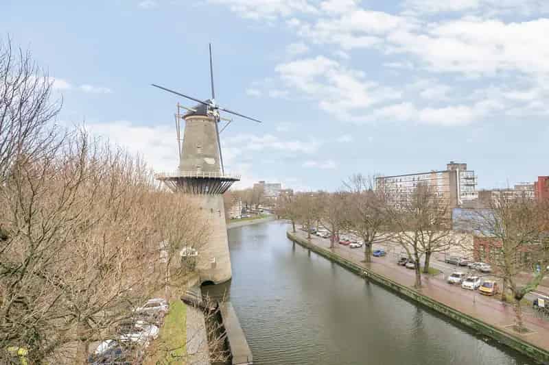 Gemeubileerd 3-kamer appartement Schiedam - Dakterras en Waterzicht