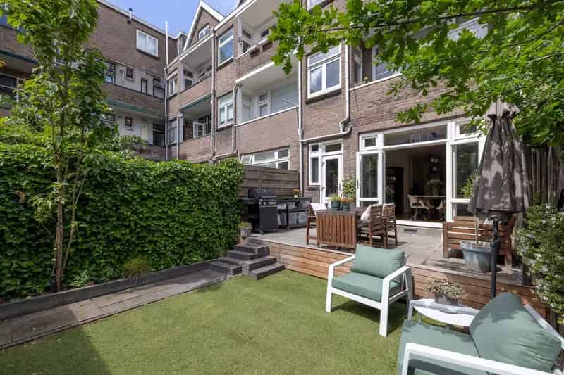 Appartement te koop Rotterdam Talmastraat: 2-kamer benedenwoning met tuinhuis
