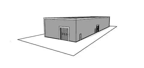 Bedrijfshal te Huur Roden 240m² 8m Hoogte