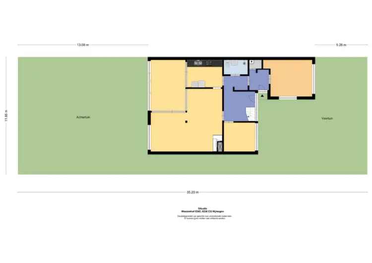 Ruime helft van dubbel woonhuis nabij Hatertse Broek 5 slaapkamers 2 badkamers