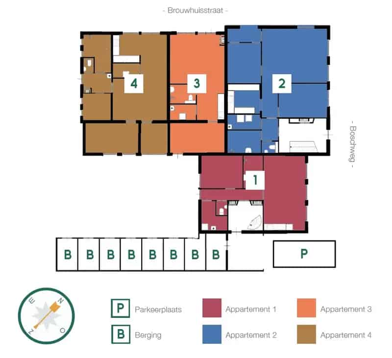 Appartement te koop Schijndel 92m2  2 slaapkamers moderne badkamer