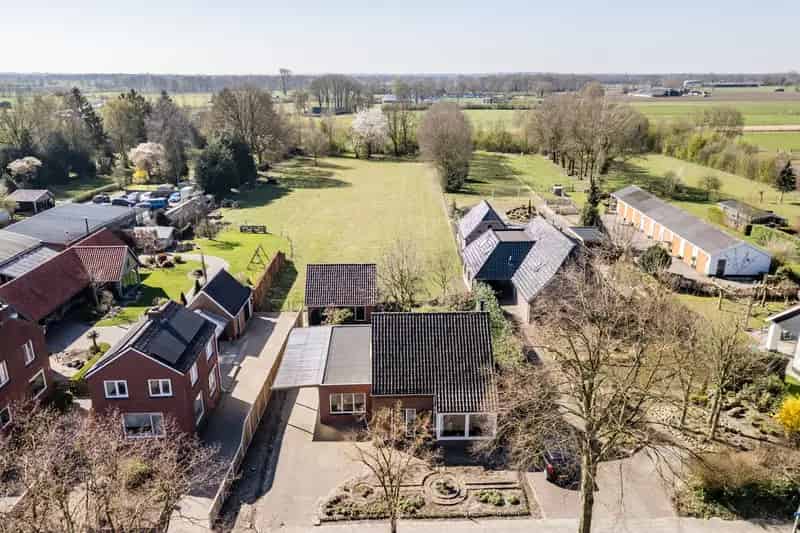 Vrijstaande woning Den Ham - Uitzicht landerijen - Tuin op het zuiden
