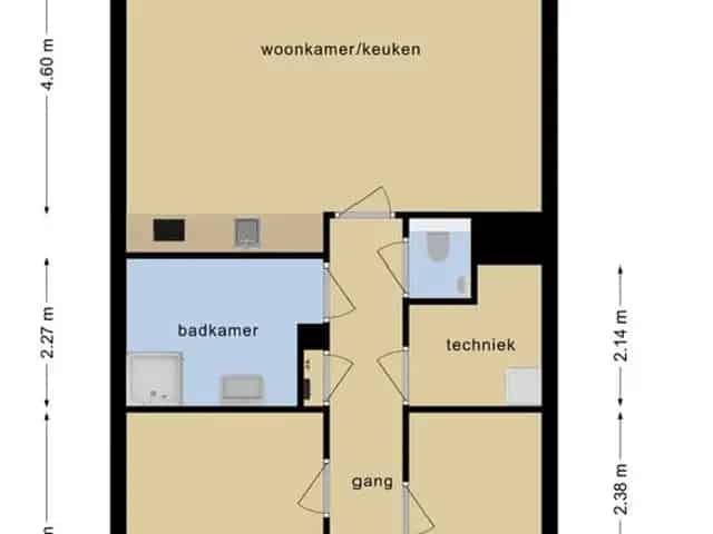 Galerijflat Oud Beijerland 3 Kamer Appartement te Huur
