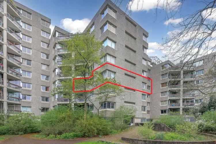 Ruim appartement Amsterdam 107m2 4 slaapkamers 2 badkamers balkon