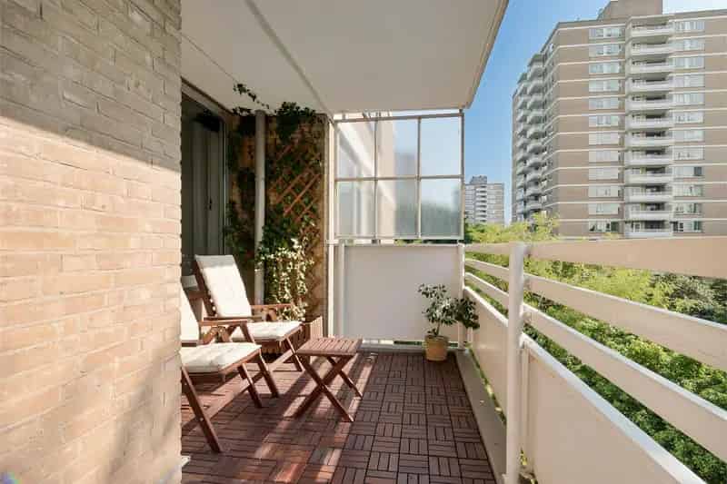 Rembrandtpark appartement: 2 kamers, balkon, parkeerplaats, erfpacht afgekocht