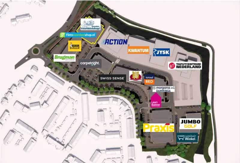 Winkel te huur Arnhem 1580m² Retail Park Arnhem