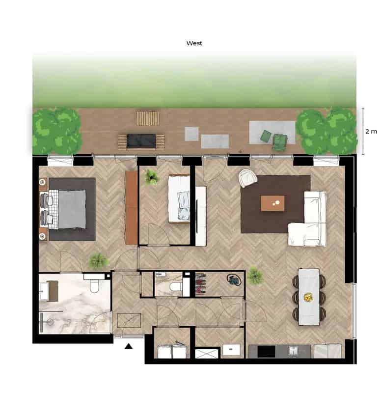Nieuwbouw Appartementen Barendrecht Zuydpolder Kastanje Erf