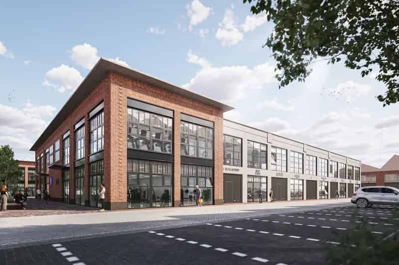 Bedrijfshal te Huizen Havenstraat 366m2