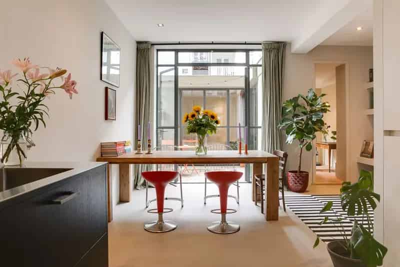 Appartement te koop Oud West Amsterdam 75m2 patio
