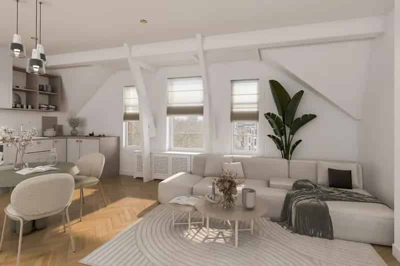 Loft Appartement Rotterdam Mathenesserlaan 51m2 Dakterras