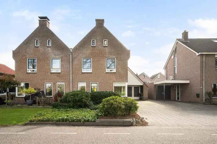 Ruime halfvrijstaande woning Dalfsen 7 slaapkamers 2 badkamers