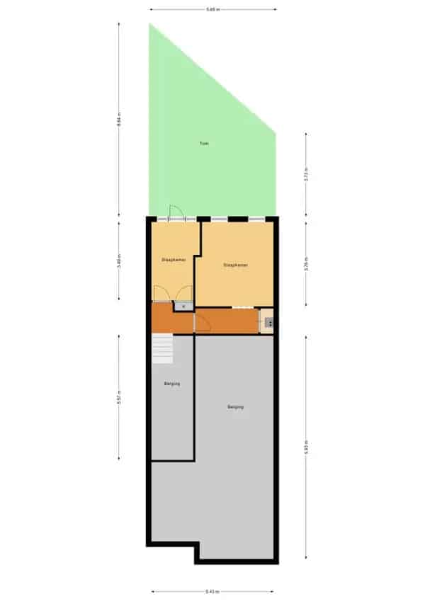 Te huur 5 Kamer Benedenwoning Rotterdam 115m2 Tuin