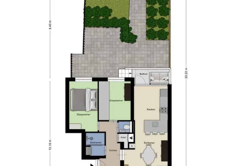 5 Kamer Appartement Rotterdam Oud Mathenesse Tuin 82m2