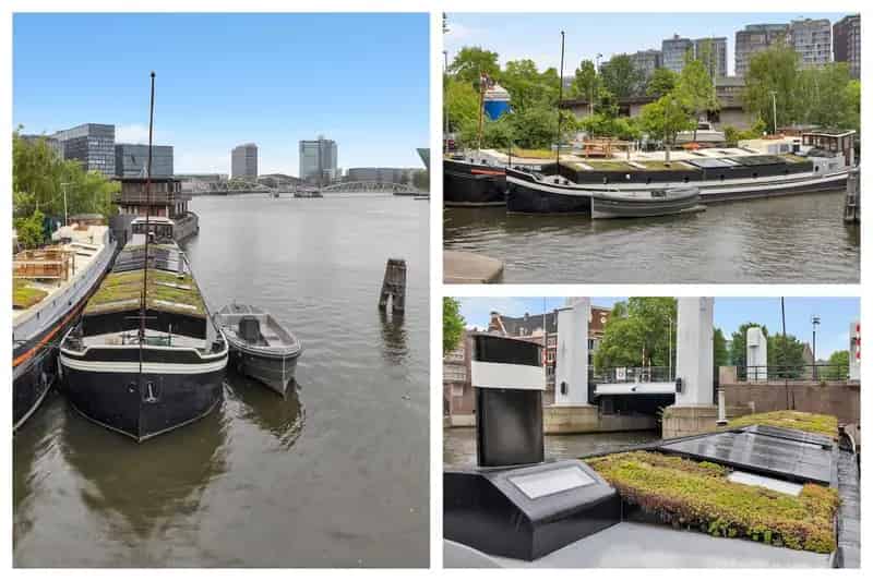 Woonschip te koop Amsterdam Oosterdok 96m2 gerenoveerd