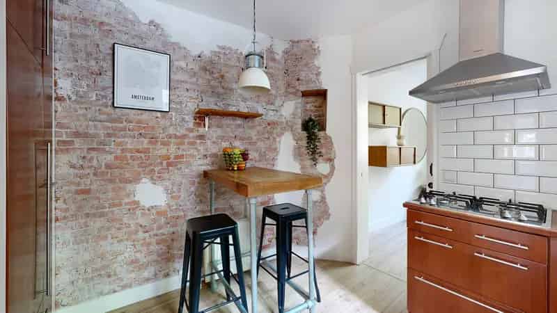 Amsterdam West Licht 4 Kamerappartement Uitzicht Water Jordaan