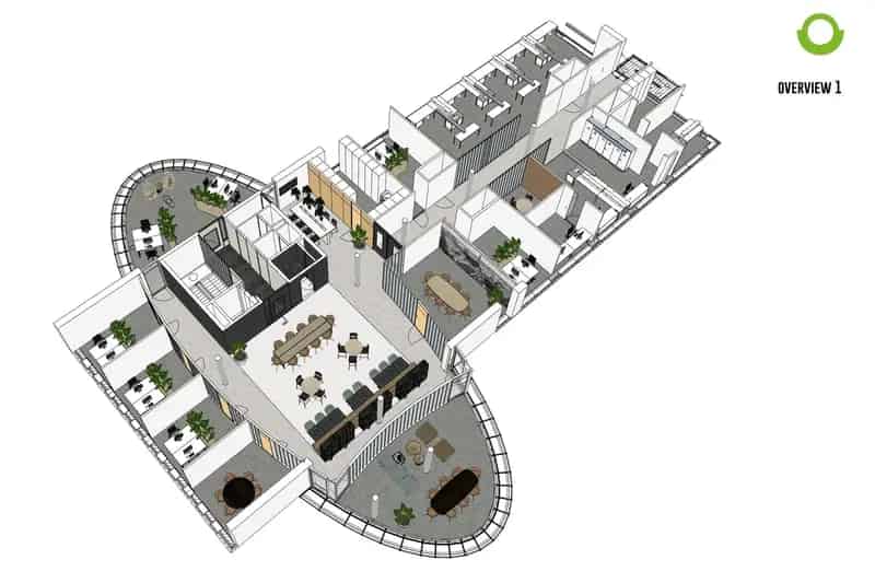 Luxe Kantoorruimte Groningen A7 608m2 Turnkey