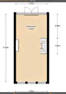 3 Kamer Huis 120m2 Amsterdam Jordaan Gemeubileerd Terras