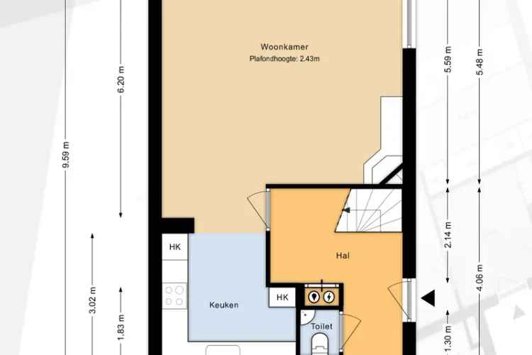 Hoekwoning Den Hoorn 3 slaapkamers Ruime tuin Modernisering gewenst