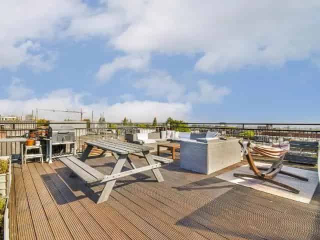Licht Bovenhuis Amsterdam Eigen Grond Zonnig Balkon Dakterras