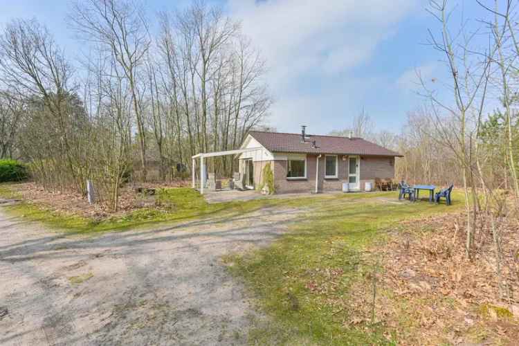 Vrijstaande Recreatiewoning 6 Personen Drenthe Bosrijk Terras