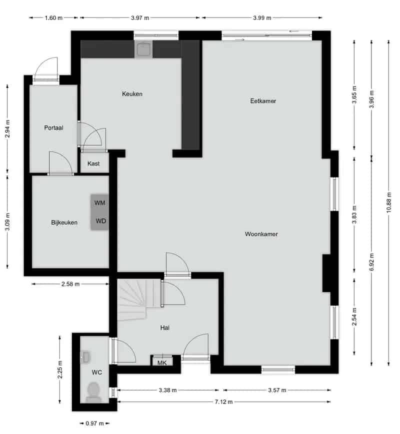 Riante woning Montfort 207m2 4 slaapkamers grote tuin energielabel A