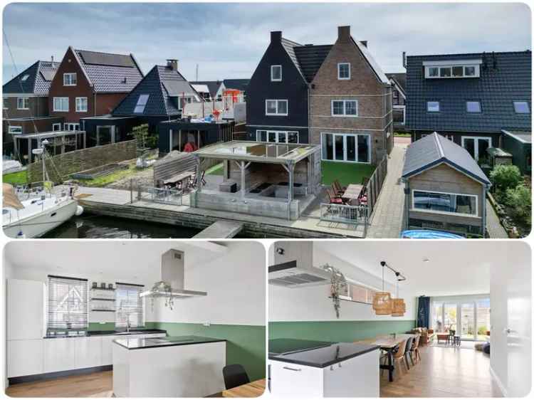Luxe 5 Slaapkamer Woning Aan Vaarwater Stavoren A+++ Energielabel