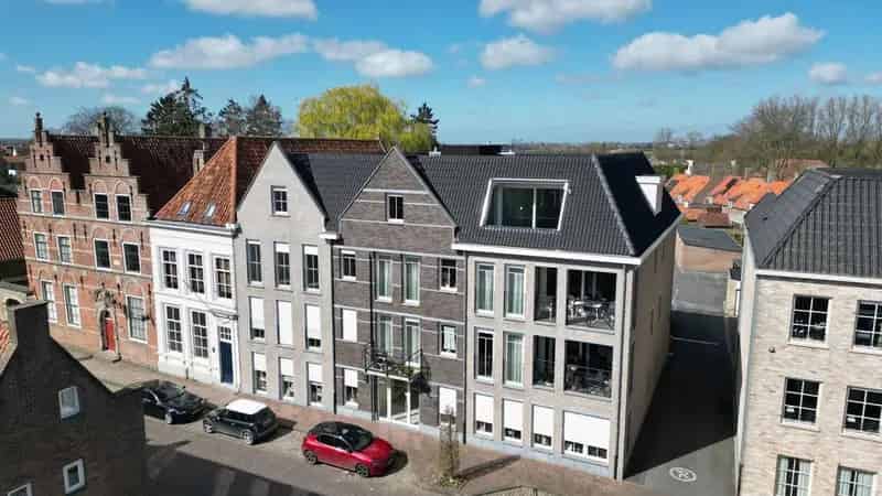 Ruim appartement Aardenburg Centrum 96m2 2 slaapkamers