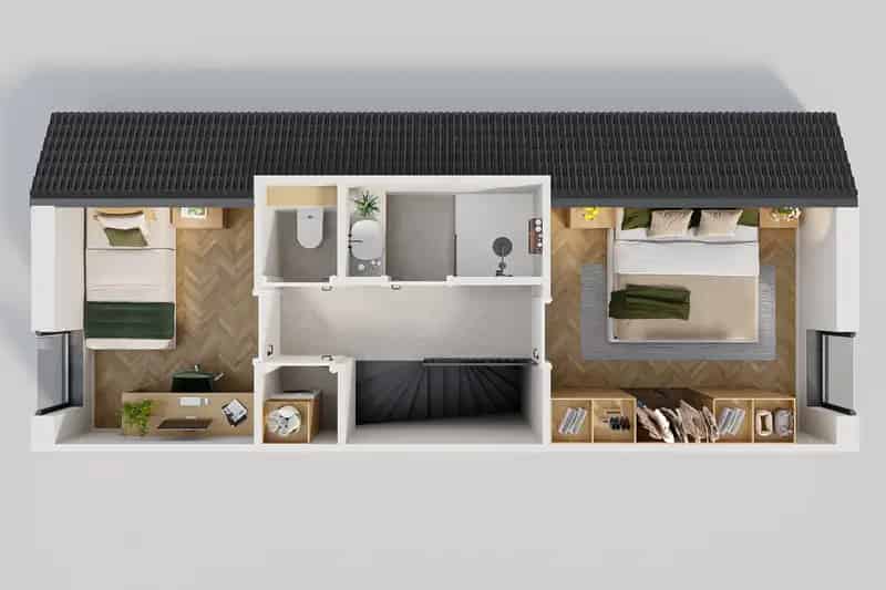 3 Onder 1 Kap Krommenie 63m2 2 Slaapkamers Steiger