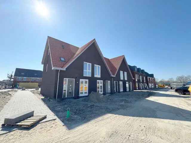 Nieuwbouw woning Zwaag  tuin zuiden duurzaam gasloos
