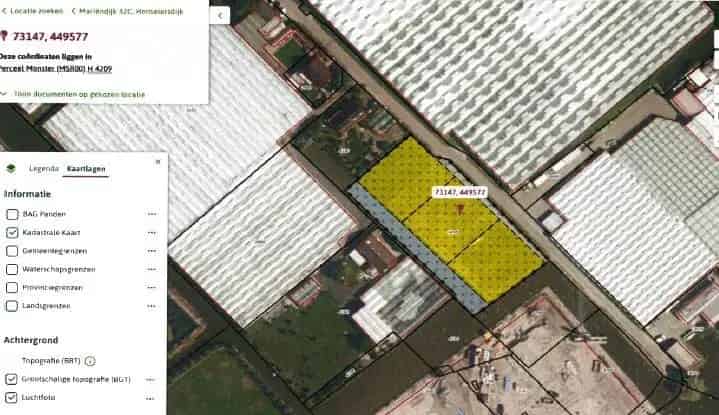 Bouwgrond Monster 1051m2 - Water - Groen - Nabij Strand