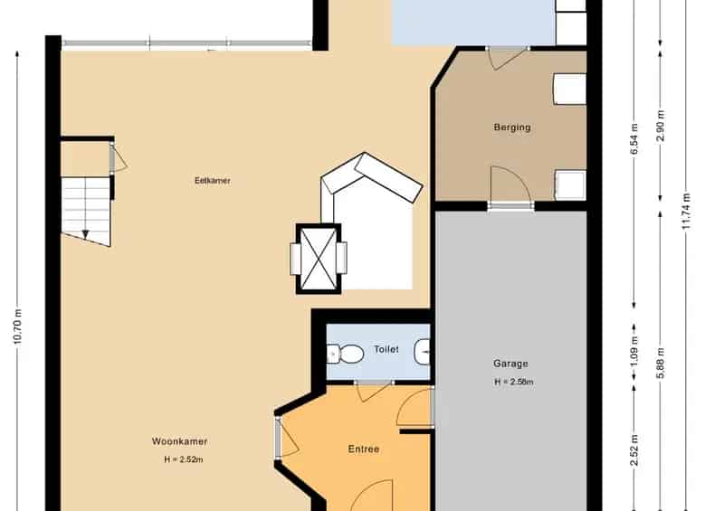 Jaren 70 Villa Diemen 305m2 5 slaapkamers grote tuin
