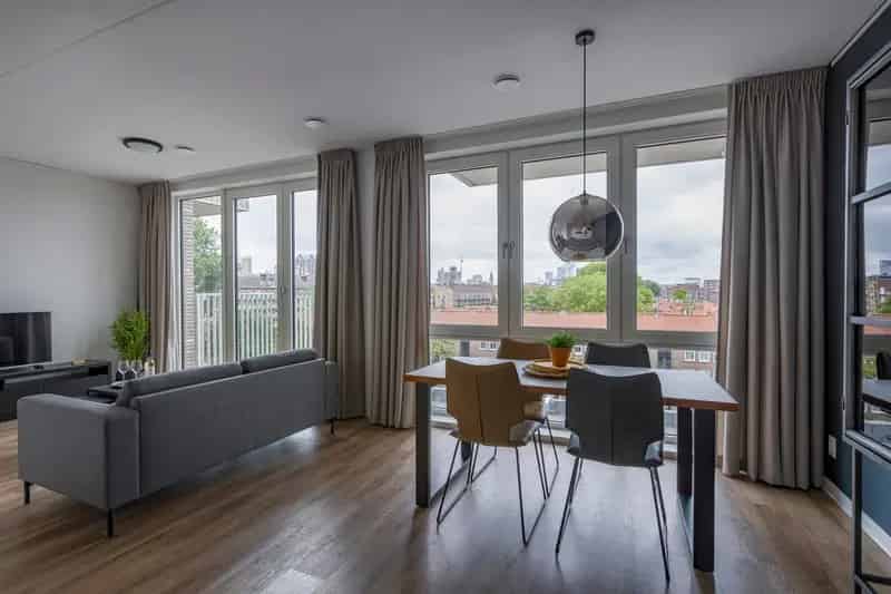 Luxe 3-kamerappartement Rotterdam 70m2  -  Gestoffeerd Gemeubileerd