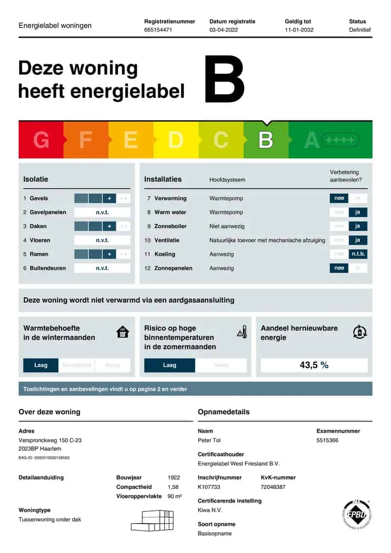 90m2 1 slaapkamer appartement Haarlem