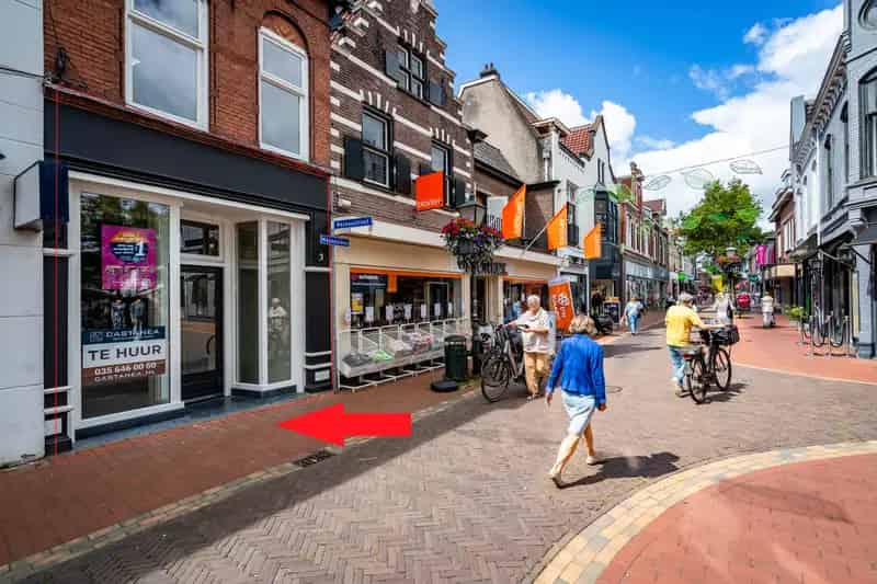 Winkel te Huur Bussum 50m² Gerenoveerd Centrum
