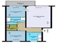 Appartement Amsterdam Geervliet 84m2 3 kamers